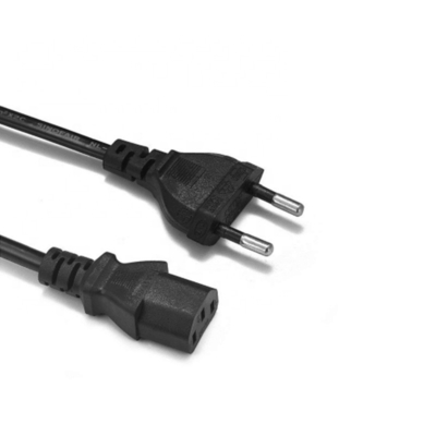 Consumer Electronics Factory Wholesale 1.2M EU Plug 220v 2 Pin AC Power Cord Cable