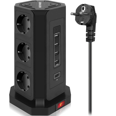 Wholesale Price EU USA UK Multi-Channel Smart USB Power AC Power AC Power Cord Socket Residential/Multi-Purpose Tower Socket