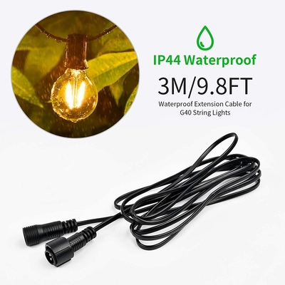 Garden g40 g40 cable 3m 5m 15m c7 g40 e12 extension cord waterproof extension cable