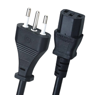 High Quality Residential / General Purpose Italy 3pin Plug Power Cable 3 Pin Plug Extension Cord