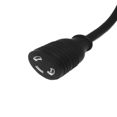 Electronic USA 3-Pole Wire Grounding NEMA L5-30R Locking AC Receptacle 30A 125V AC Plug Wire Cord Connector