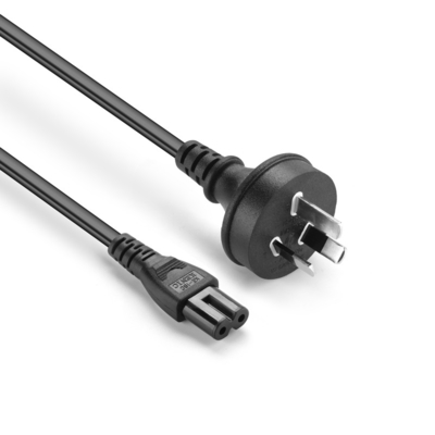 PVC 1.5M 1.8M Fig 8 Plug AC Connector Australia Standard Power Extension 3P PVC Tie Down Cable For Lithium Battery Charger