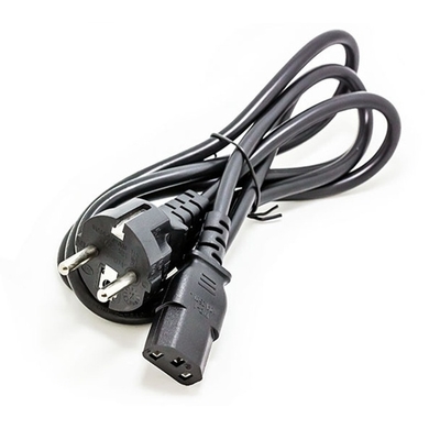 90 Degree Plug EU Plug AC Power Cord Cable 220v