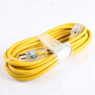 North America Standard Cold Flexible Extension Cord Indoor Outdoor Heavy Duty Extension Cord